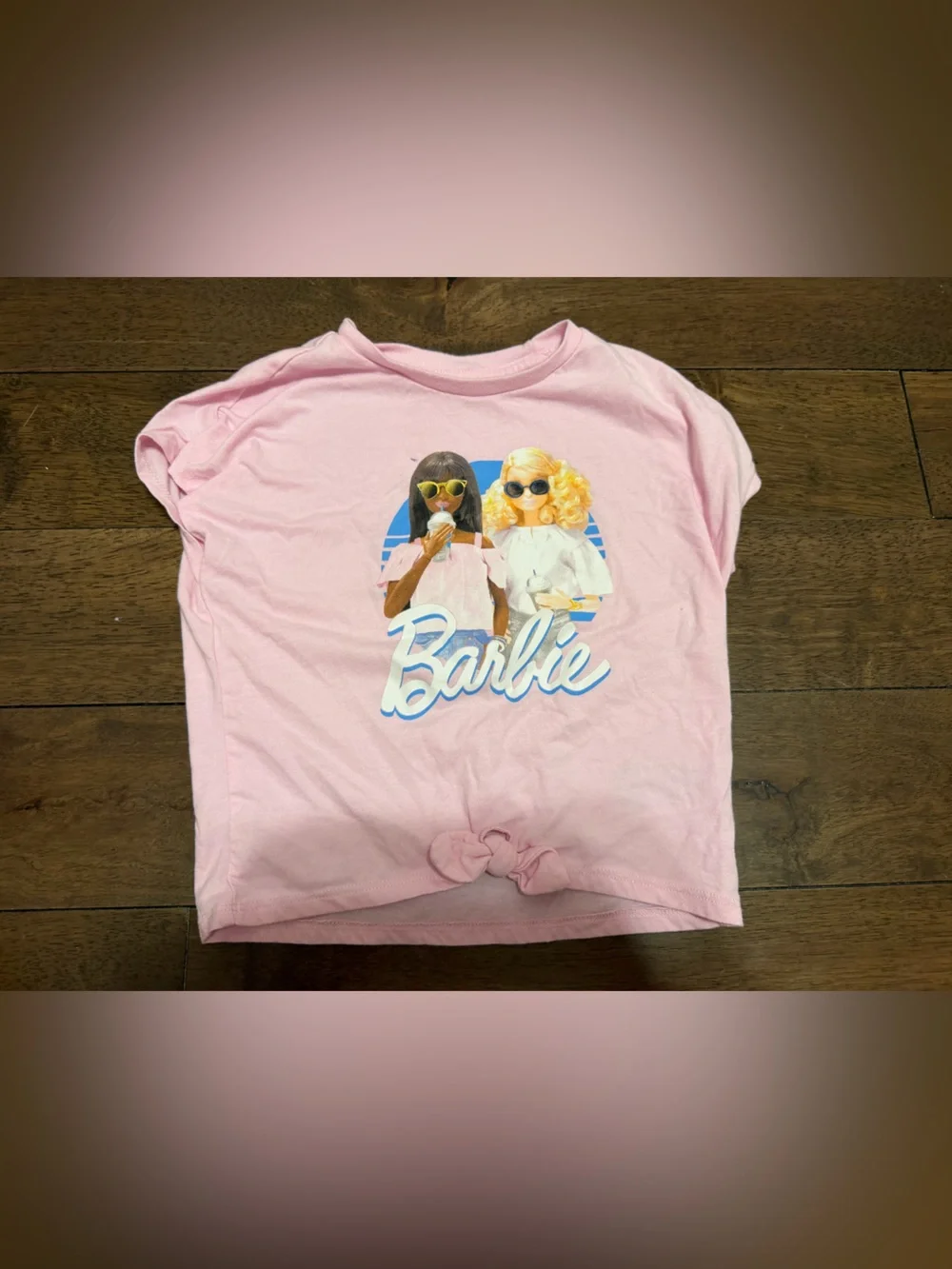 Old Navy Girls' Pink Barbie Graphic Tee
